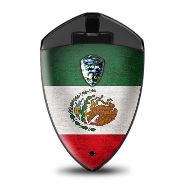 Flag Mexico Grunge Distressed Country Smok Rolo Badge Skin Discount