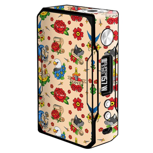 Tattoo Ink Love Flash Flower VooPoo  Drag Skin For Sale