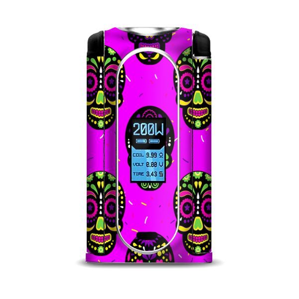 Pink Sugar Skulls Dia De Los Muertos VooPoo Vmate Skin Cheap