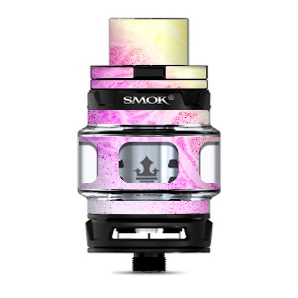 Pink Yellow Purple Cosmic Nebula Smok Prince Tank Skin on Sale