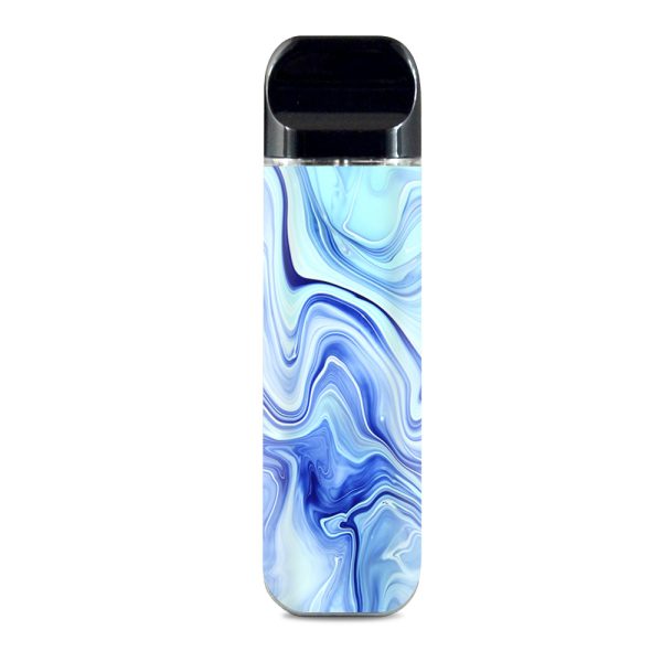 Blue Marble Rocks Glass Smok Novo Skin Online Hot Sale
