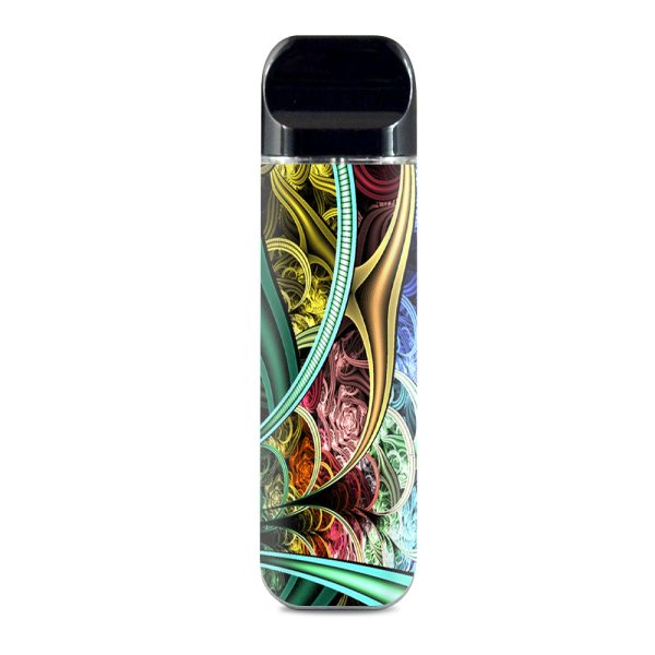Bio Mechanical Metal Color Pattern Smok Novo Skin For Sale