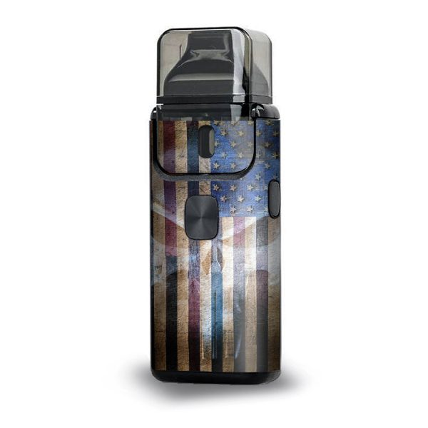American Flag Ghost Punish Grunge Aspire Breeze 2 Skin For Sale