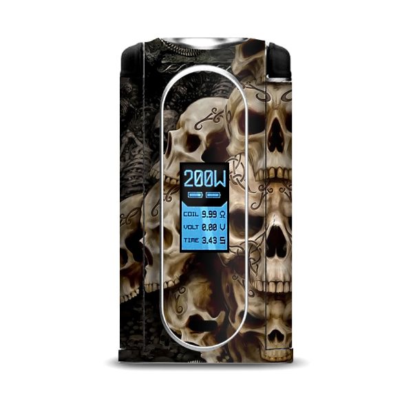 Wicked Skulls Tattooed  VooPoo Vmate Skin For Discount