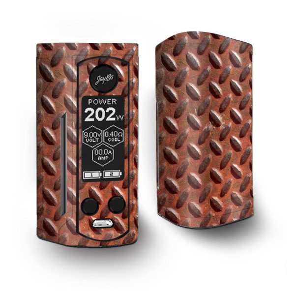 Rusted Diamond Plate Metal Panel Rust Vaporesso Armour Kit Skin Sale