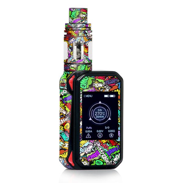 Pow Bang Omg Like Stickerlap Sticker Bomb Smok Gpriv2 Skin For Discount