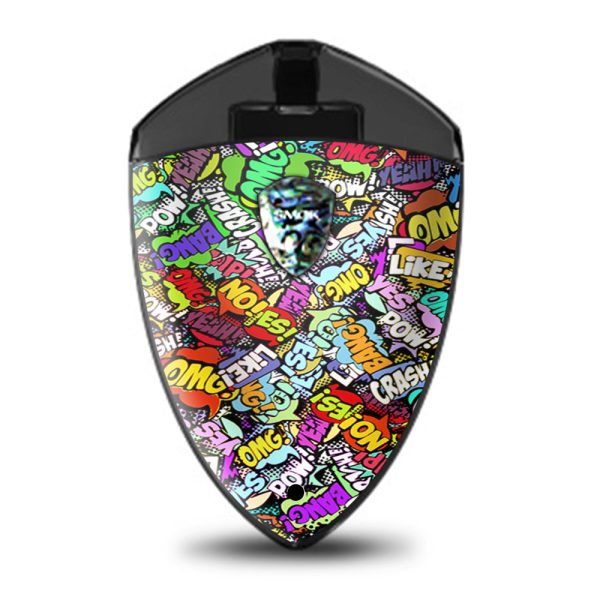 Pow Bang Omg Like Stickerlap Sticker Bomb Smok Rolo Badge Skin Supply