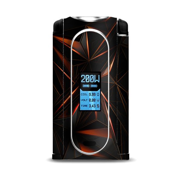 Sharp Glass Like Crystal Abstract VooPoo Vmate Skin Sale