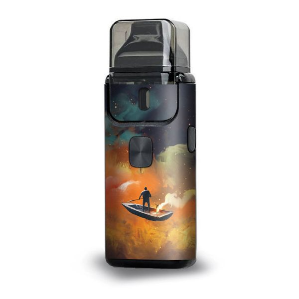 Orange Red Blue Galaxy Boat Aspire Breeze 2 Skin Discount