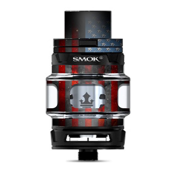 Dark Distressed American Flag Sky Stars Galaxy Smok Prince Tank Skin on Sale