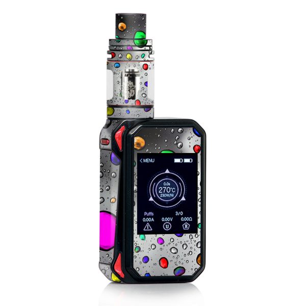 Colored Rain Drops 3D Effect Smok Gpriv2 Skin Online now