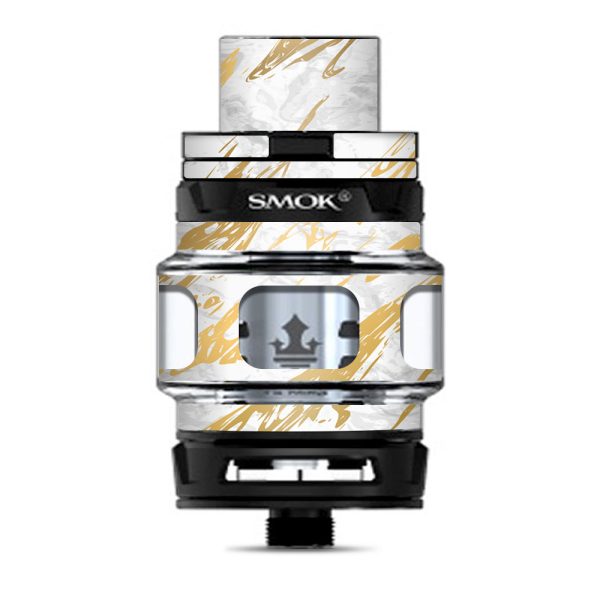 Gold Marlbe White Granite Stone Slate Smok Prince Tank Skin For Sale