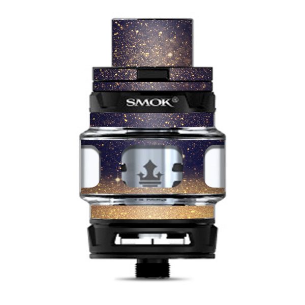 Gold Dust Lens Flare Glitter Smok Prince Tank Skin Online Hot Sale