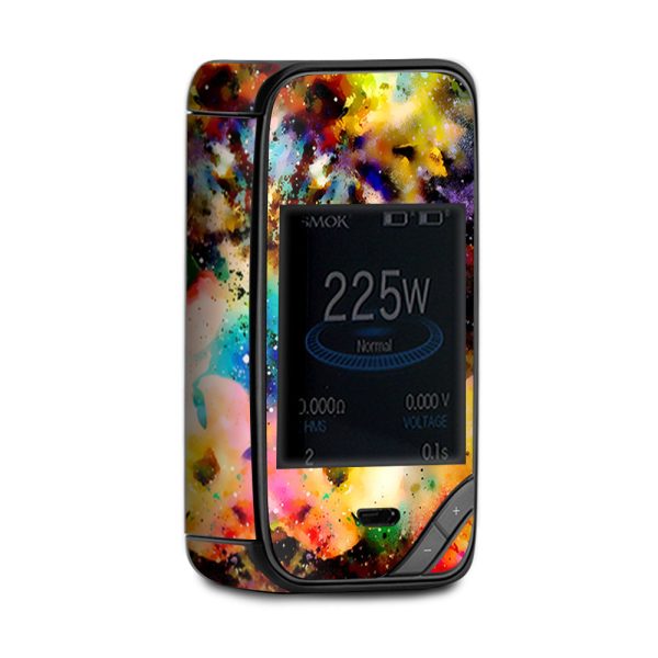 Paint Galaxy Abstract Multi Color Smok X-Priv Skin Fashion