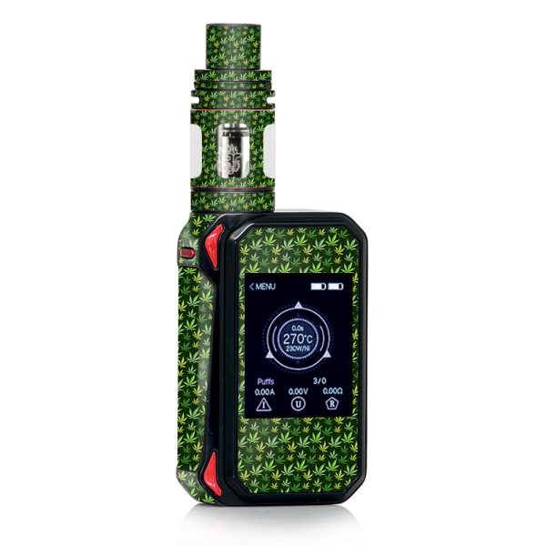 Pot Leaves Small Green Stoner Smok Gpriv2 Skin For Sale