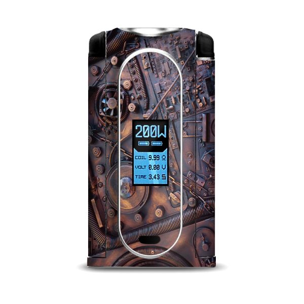 Steampunk Metal Panel Vault Fan Gear VooPoo Vmate Skin For Cheap