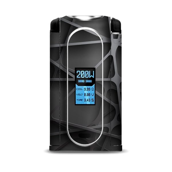 Black Metal Web Panels VooPoo Vmate Skin Online Hot Sale