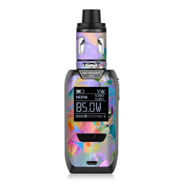 Watercolors Vibrant Floral Paint Vaporesso Revenger Mini 85w Skin Online