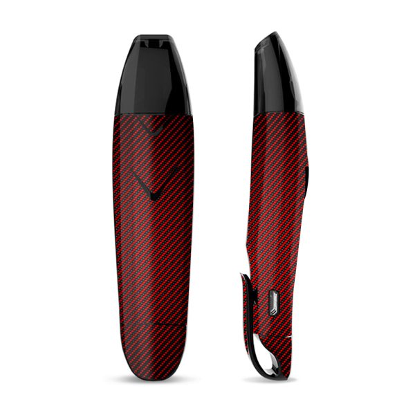 Red Black Carbon Fiber Weave Graphite 3D Suorin Vagon Skin Hot on Sale