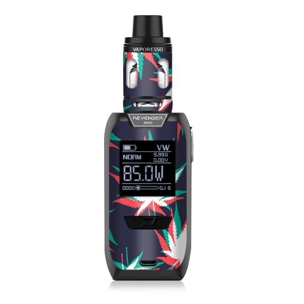 3D Holographic Week Pot Leaf Vaporesso Revenger Mini 85w Skin Online now