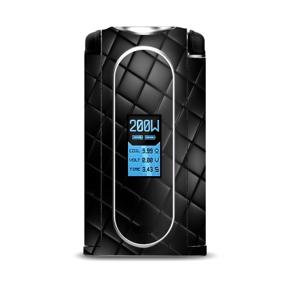 Black Leather Chesterfield VooPoo Vmate Skin For Sale