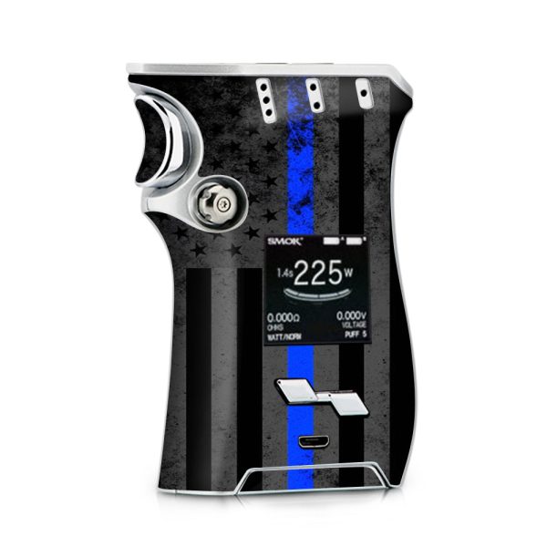 Thin Blue Line American Flag Distressed  Smok Mag Skin Online Sale