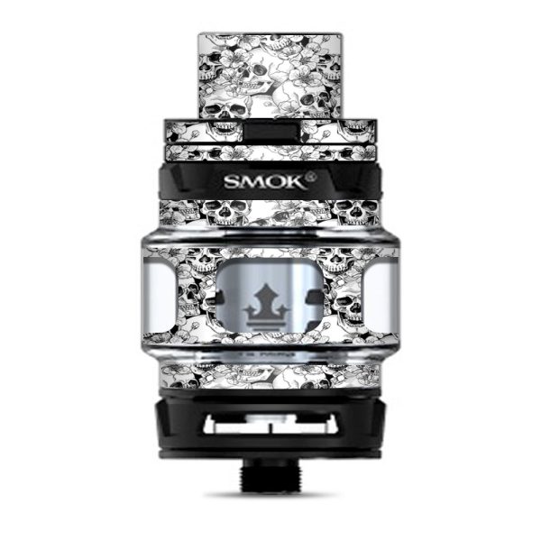Black N White Skulls Smok Prince Tank Skin For Discount