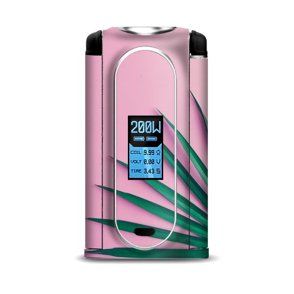 Pink Green Palm Frawns VooPoo Vmate Skin Online now
