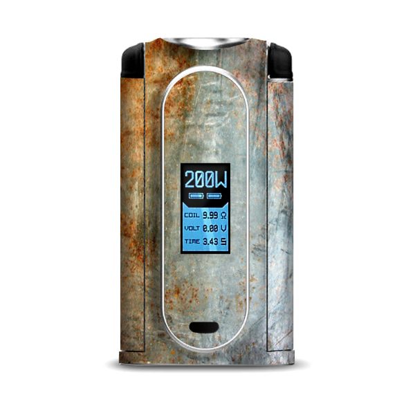 Rusted Steel Metal Plate Grey VooPoo Vmate Skin For Cheap