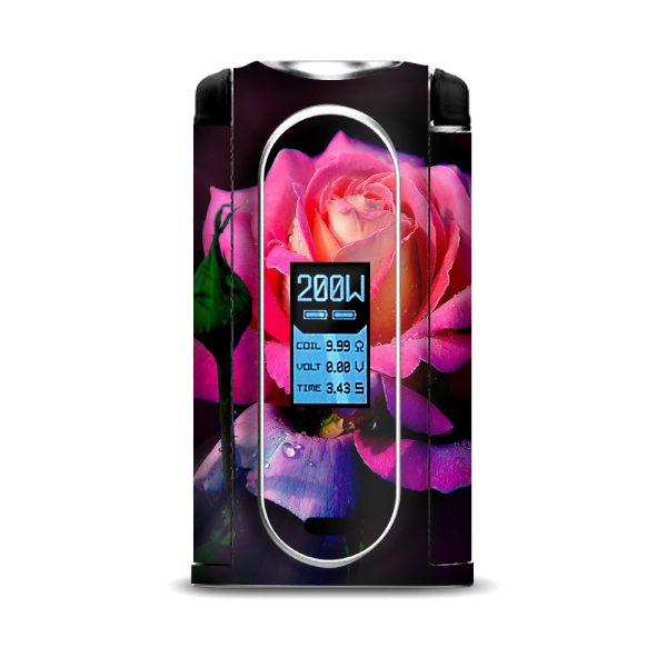 Beautiful Rose Flower Pink Purple VooPoo Vmate Skin Online Sale