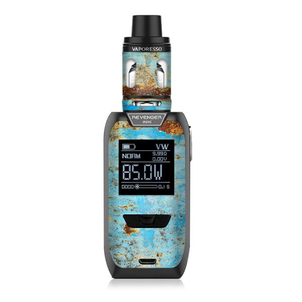 Baby Blue Truck Rust Vaporesso Revenger Mini 85w Skin For Cheap