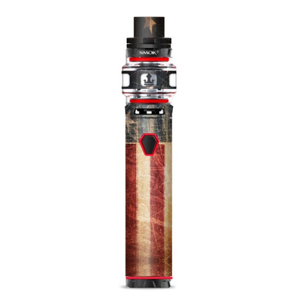 Vintage American Flag Distressed Red White Blue Smok Stick Prince Skin Hot on Sale