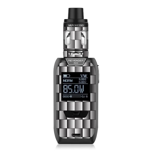 White Grey Carbon Fiber Look Vaporesso Revenger Mini 85w Skin Hot on Sale