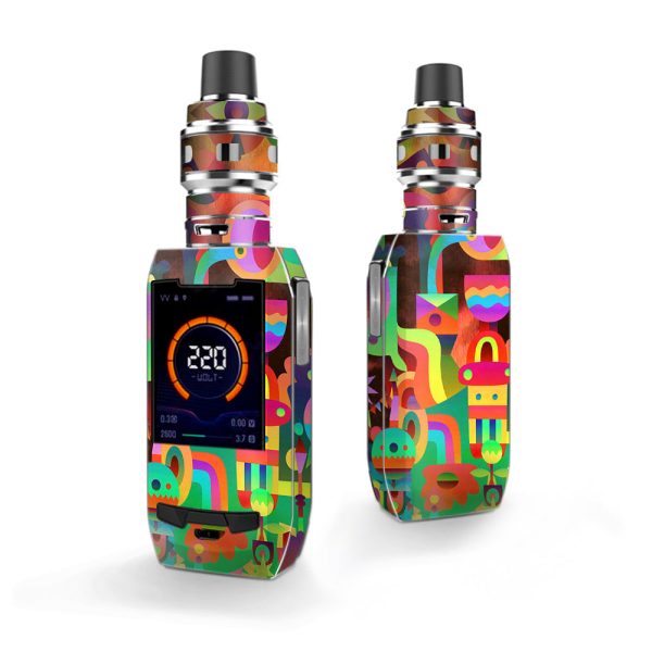 Colorful Cartoon Design Vaporesso Polar 220w Skin For Discount