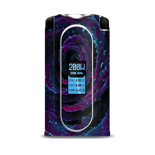 Purple Rose Pedals Water Drops VooPoo Vmate Skin Online