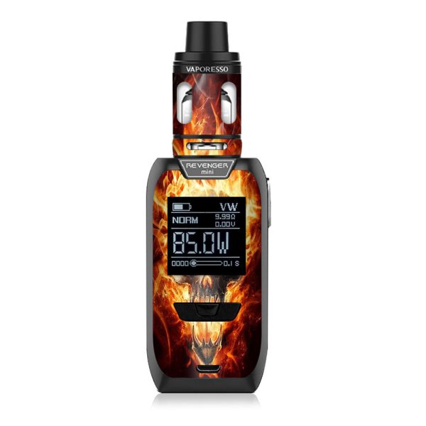 Fire Skull In Flames Vaporesso Revenger Mini 85w Skin Online now