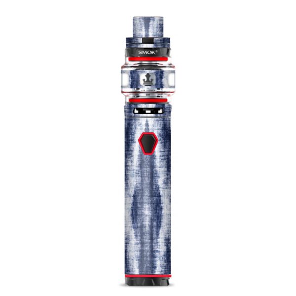 Tye Dye Blue White Symmetry Texture Smok Stick Prince Skin For Discount