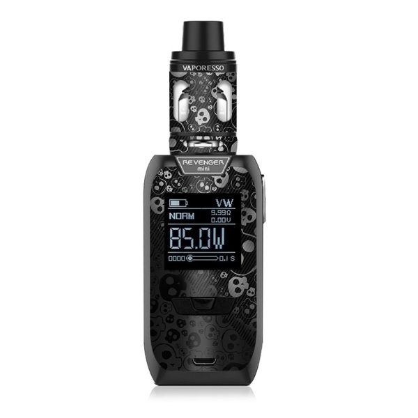 Skulls Pattern Denim Look Vaporesso Revenger Mini 85w Skin Online now