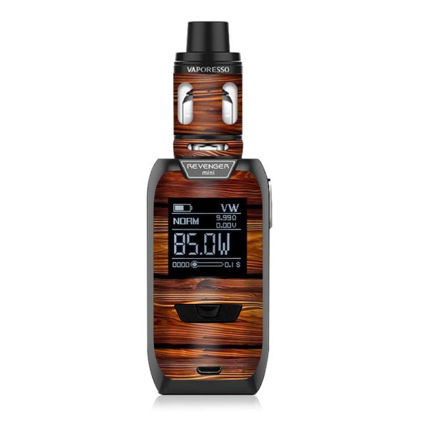 Red Deep Mahogany Wood Pattern Vaporesso Revenger Mini 85w Skin Online