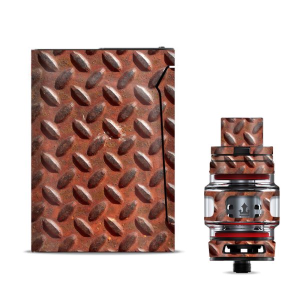 Rusted Diamond Plate Metal Panel Rust Smok V-fin Skin Online now