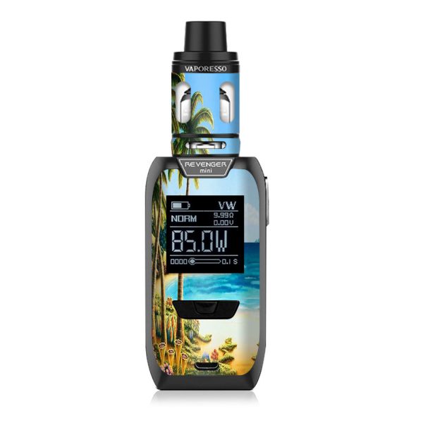 Beach Water Palm Trees Vaporesso Revenger Mini 85w Skin Supply