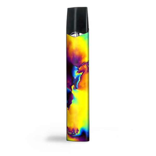 Bright Colorful Abstract Swirl Smok Infinix Skin Cheap
