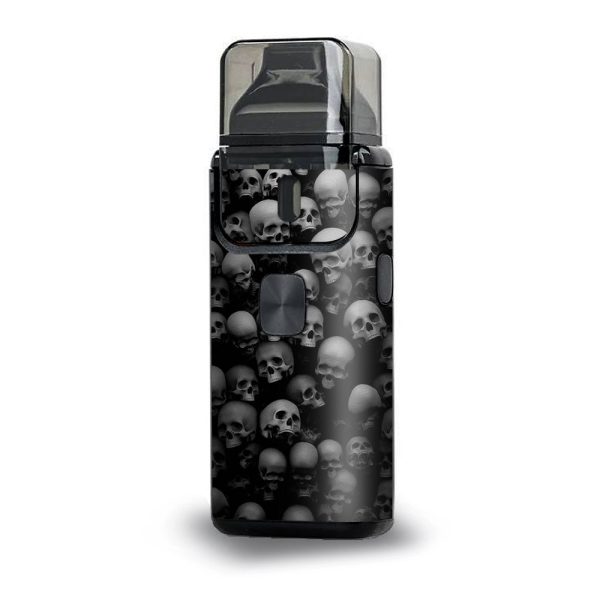 Black And White Skulls Stacked Aspire Breeze 2 Skin Hot on Sale