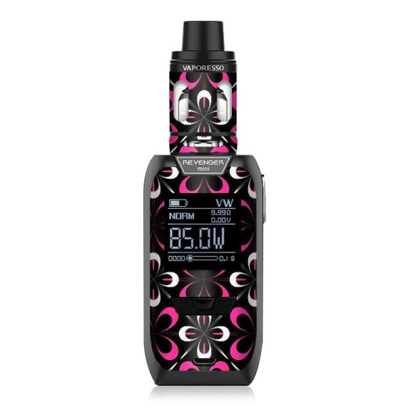 Abstract Pink Black Pattern Vaporesso Revenger Mini 85w Skin Hot on Sale