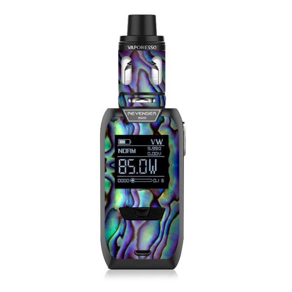 Abalone Sea Shell Green Blue Purple Vaporesso Revenger Mini 85w Skin Supply