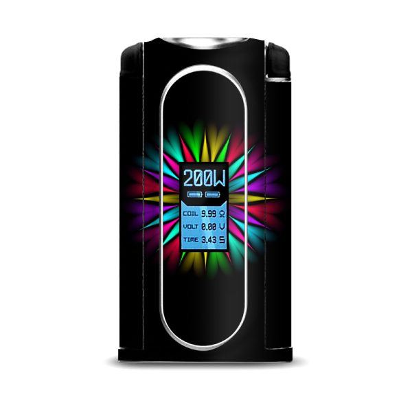 Neon Flower Trippy Shape VooPoo Vmate Skin Online Hot Sale