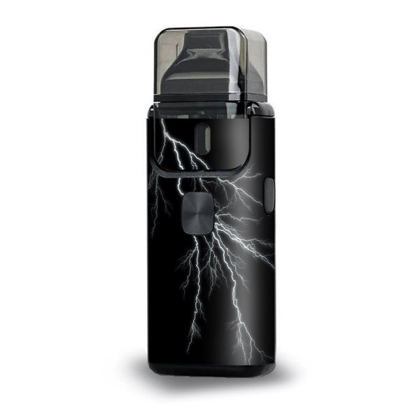 White Lighting Black Background Aspire Breeze 2 Skin For Cheap