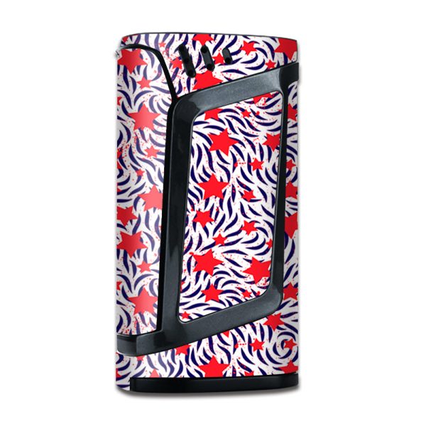 Red White Blue Stars Stripes Abstract Pattern Smok Alien Skin Online now