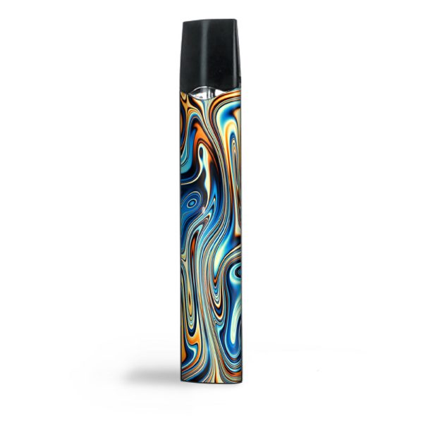 Blue Orange Psychadelic Oil Slick Smok Infinix Skin Fashion