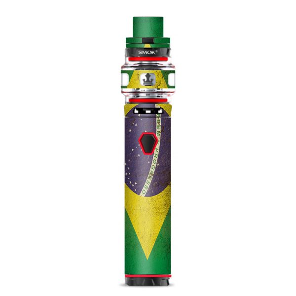 Flag Brazil Grunge Distressed Country Smok Stick Prince Skin Online Hot Sale